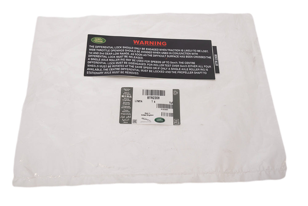 BTR2308LR - Decal  by LAND ROVERRepair & Maintenance Land Rover Range Rover 