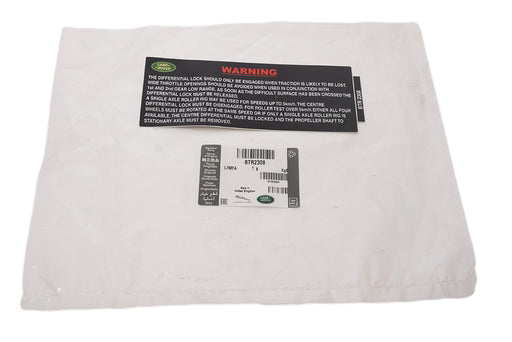 BTR2308LR - Decal  by LAND ROVERRepair & Maintenance Land Rover Range Rover 