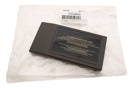 BTR3486RUN - Fusebox Cover Electrical Part Land Rover Range Rover Range Rover