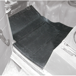 BTR7895 - Heavy-Duty Rubber Floor Mat | LHS | Defender LT77 Gearbox | Foam Backing