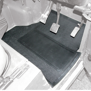 BTR7896 - Heavy-Duty Rubber Floor Mat | RHS | Defender LT77 Gearbox | Foam Backing