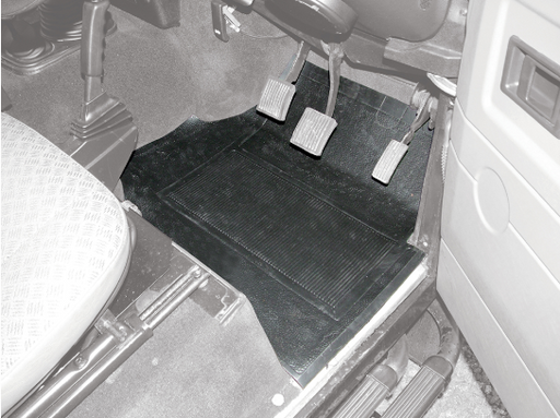 BTR7898 - Floor Mat – Rubber – RH  by BritpartInterior Accessory Land Rover Range Rover Defender
