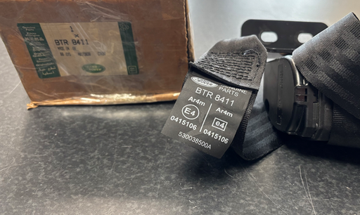 BTR8411LR - Seat belt assy  by Land RoverInterior Accessory Land Rover Range Rover Defender