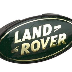 DAS100150LR - decal badge grille gold on green Decal GENUINE LR
