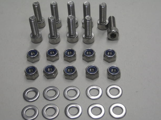 DA1136 - Rear crossmember bolt kit stainless steel Body Part Land Rover Range Rover Defender, Series