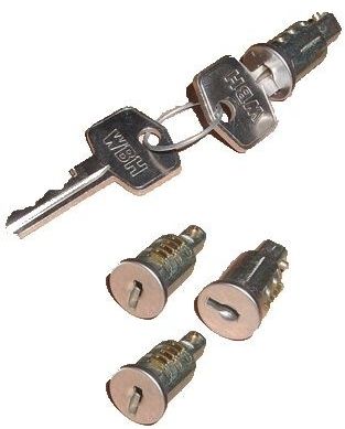 MTC6505 - Lock set 4 barrel  by AllmakesBody Part Land Rover Range Rover Defender