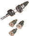 MTC6505 - Lock set 4 barrel  by AllmakesBody Part Land Rover Range Rover Defender