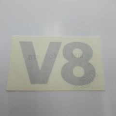 BTR514MUB - Badge – 10cm – V8 – Zilver