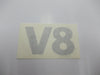 BTR514MUB - Badge – 10cm – V8 – Silver Accessory Land Rover Range Rover Defender