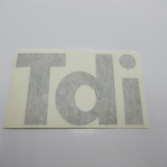 BTR0516LVA - Sticker – TDi – Lichtgrijs – 9cm