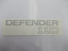 BTR1049LR - Decal badge tape "Defender 110" silver on clear (27cm)  by Land RoverAccessory Land Rover Range Rover Defender