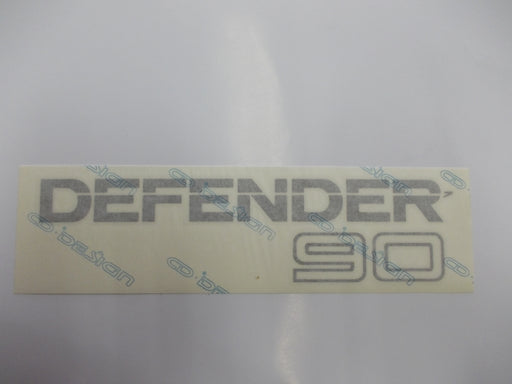 BTR2981LVALR - Adhesive Tape Logo Badge Light Grey Decal (27cm) - 90 Electrical Part Land Rover Range Rover Defender