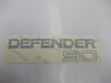 BTR2981LVALR - adhesive tape logo badge light grey 90 decal (27cm) Electrical Part Land Rover Range Rover Defender