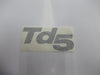 DAF105360LYV - decal "TD5" black Body Part Land Rover Range Rover Defender