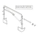 RBL1225SNS - Soft Top Roll Cage with Diagonal - Defender 90 Safety or Security Part Land Rover Range Rover Defender