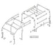 RBL1727SSS - Roll Cage - European Version of NAS 110 (L37)  by Safety DevicesSafety or Security Part Land Rover Range Rover Defender