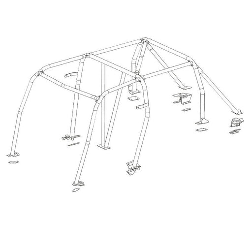 RBL2197SSS - Roll Cage – Internal – 9-Point Bolt-In Body Part Land Rover Range Rover Discovery