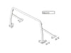 RBL0104SSS - Roll Bar – Bolt-On – Rear – No Diagonal Body Part Land Rover Range Rover Defender