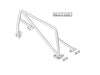 RBL0105SSS - Roll Bar – Bolt-On – Rear – Fixed Diagonal Body Part Land Rover Range Rover Defender