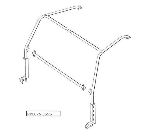 RBL0753SSS - Roll Cage – Crew Cab – Front External Body Part Land Rover Range Rover Defender