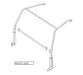 RBL0753SSS - Roll Cage – Crew Cab – Front External Body Part Land Rover Range Rover Defender