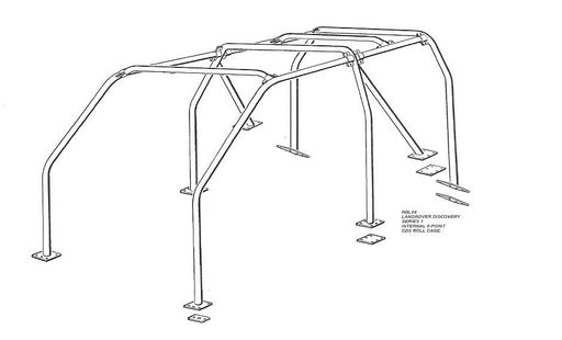 RBL0246SSS - Roll Cage – Full Internal – 3-Door Body Part Land Rover Range Rover Discovery