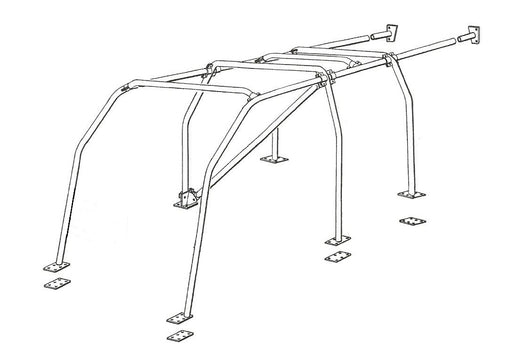 RBL0816SSS - Roll Cage – Internal – 5-Door Post-95 Rear A/C Body Part Land Rover Range Rover Discovery