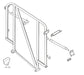 RBL1155SSS - Roll Bar with Diagonal for Vehicles Without Headlining - Defender 90 Body Part Land Rover Range Rover Defender