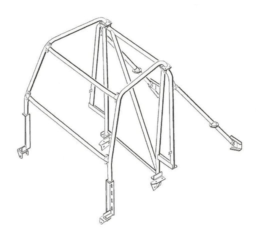 RBL0926SSS - Roll Cage – Single Hoop – Camel Trophy Spec Body Part Land Rover Range Rover Defender