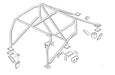 RBL1676SSS - Roll Cage – CDS Full Internal Weld-In Safety or Security Part Land Rover Range Rover Defender