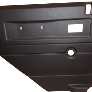 DA2481 - Defender rear side door panel LH black (manual windows)