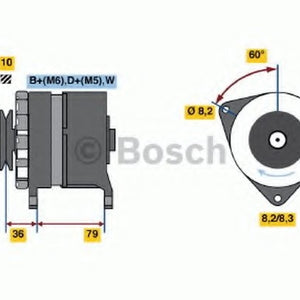 RTC5053 - alternator A133 120Amp
