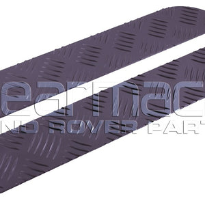 BA 4022B - Standard Bumper end plate protector (pair) Black 2mm