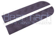 BA 4022B - Standard Bumper End Plate Protector Black 2mm (Pair) Body Part Land Rover Range Rover Defender, Series