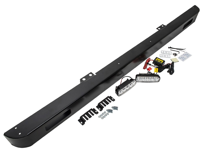 DA8600 - Front bumper with LED lamps (no caps)  by BritpartElectrical Part Land Rover Range Rover Defender