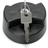 STC4072 - Locking fuel cap black with keys