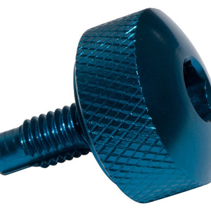 PYP10008BLUE - Bleed Screw - Blue Anodised Aluminium