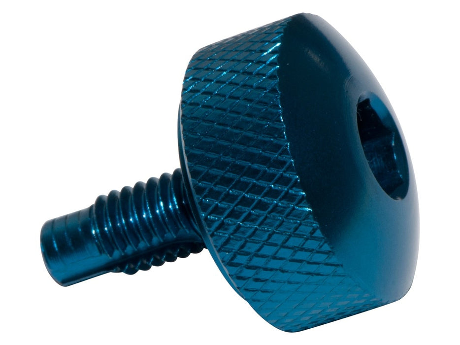 PYP10008BLUE - Bleed Screw – Blue Anodised Aluminium Cooling or Heating Part Land Rover Range Rover Defender, Discovery