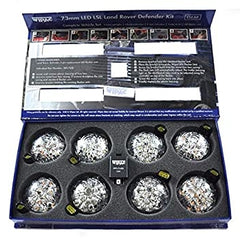 GL1191 - Light Kit LED 73mm Clear + relay WIPAC