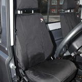 DA2818BLACK - Waterdichte stoelhoezen voor zwart - Defender