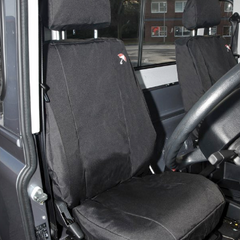 DA2818BLACK - Waterproof Seat Covers – Front – Black