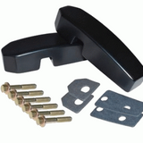 GA1142B - Defender Windschermbeugels - Billet Aluminium (Zwart)