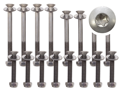 DA1260P - Puma 2ND Row Door Bolt Kit S S  by Britpart Land Rover Range Rover 