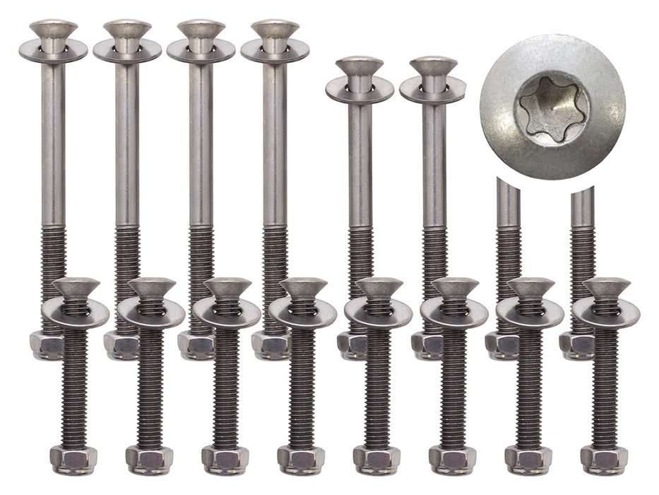 DA1260P - Puma 2ND Row Door Bolt Kit S S  by Britpart Land Rover Range Rover 