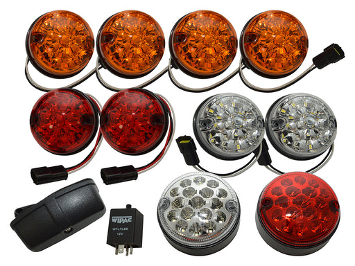 GL1292 - Deluxe Coloured Lens LED Light Kit - Series - Def87 On  by Wipac Land Rover Range Rover 