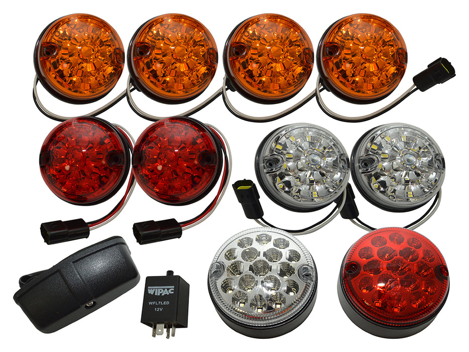 GL1292 - DELUXE COLOURED LENS LED LIGHT KIT - SERIES - DEF87 ON  by WIPAC Land Rover Range Rover 