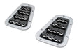 GA1975 - XS vent set Silver with Black Mesh (pair)  by AftermarketBody Part Land Rover Range Rover Defender