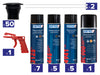DA1986 - Dinitrol Rust Proofing Kit - Aerosol  by Dinitrol Land Rover Range Rover 