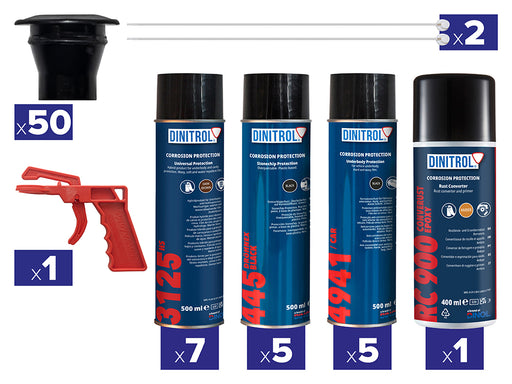 DA1986 - Dinitrol Rust Proofing Kit - Aerosol  by Dinitrol Land Rover Range Rover 