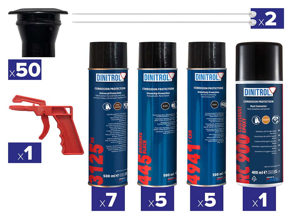 DA1986 - Dinitrol Rust Proofing Kit - Aerosol  by Dinitrol Land Rover Range Rover 